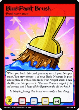 Blue Paint Brush